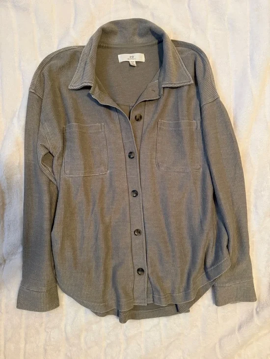 Thread & Supply Ribbed Button-Down - Picture 3 of 4